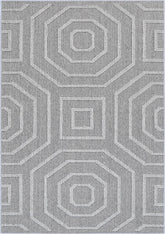 Torrelle Suri Ash Geometric Flatweave Rug