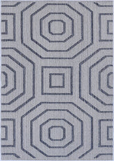 Torrelle Hale Charcoal Geometric Flatweave Rug