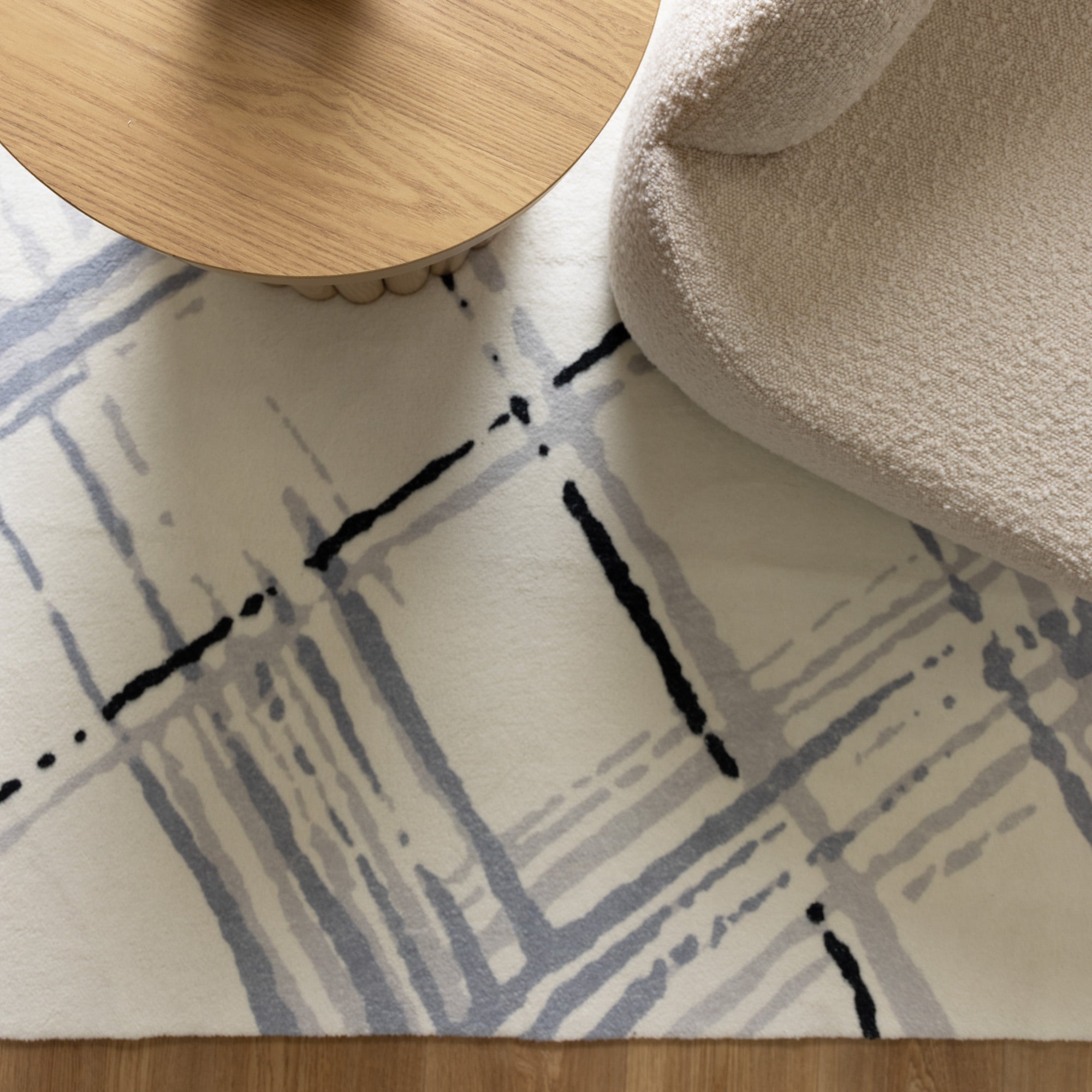 Amalfi Geo Cream Blue