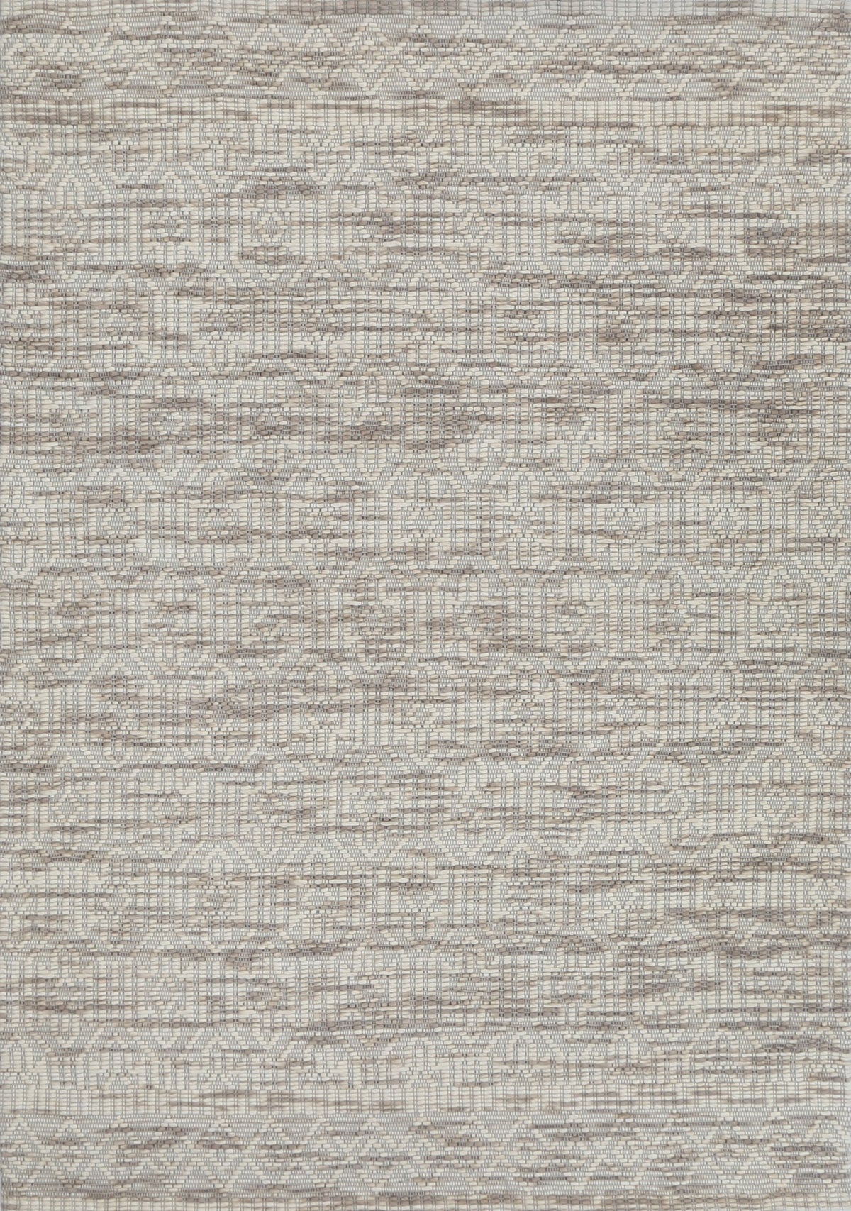 Bellora Geometric Beige Wool Rug