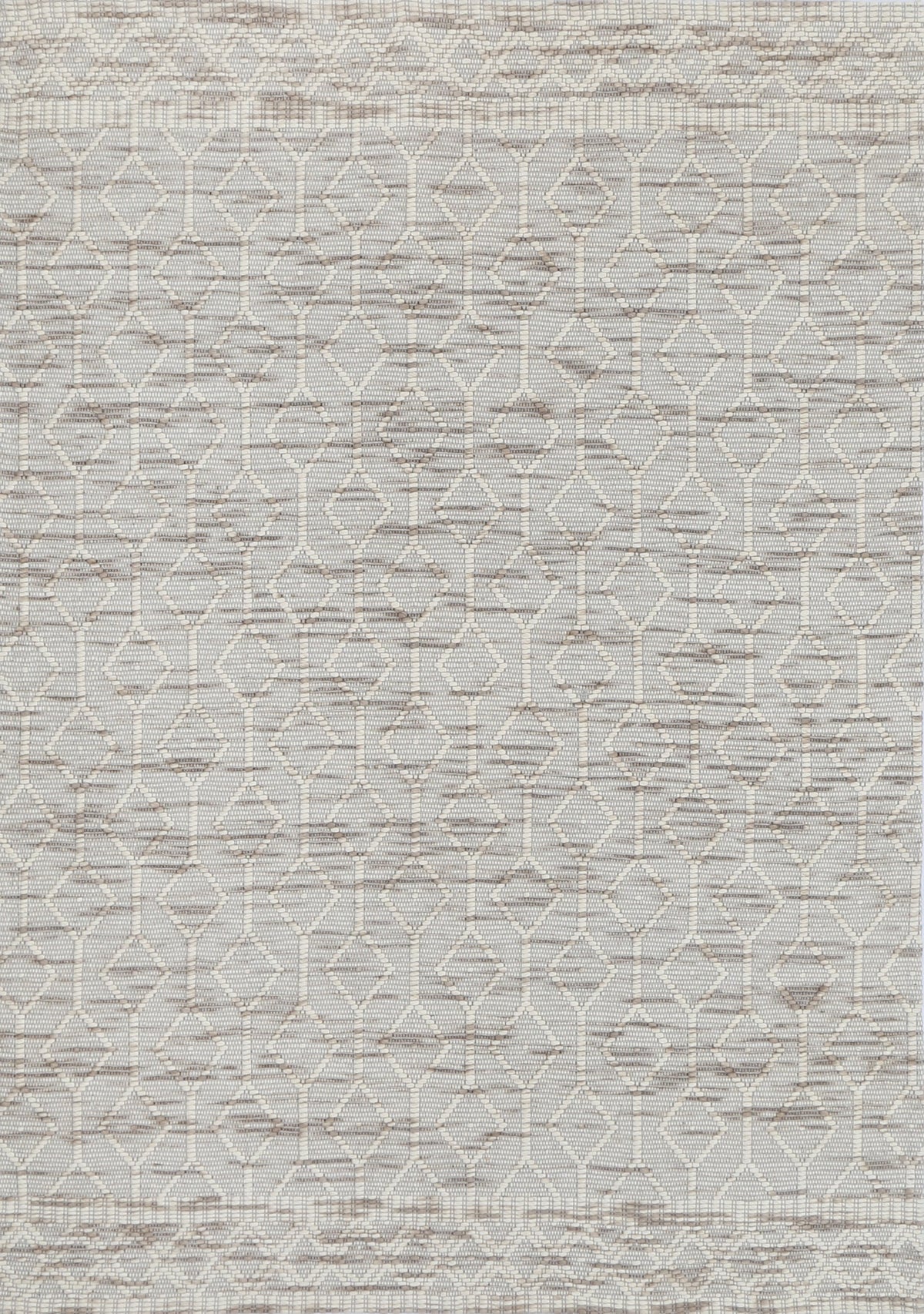 Bellora Lattice Beige Wool Rug