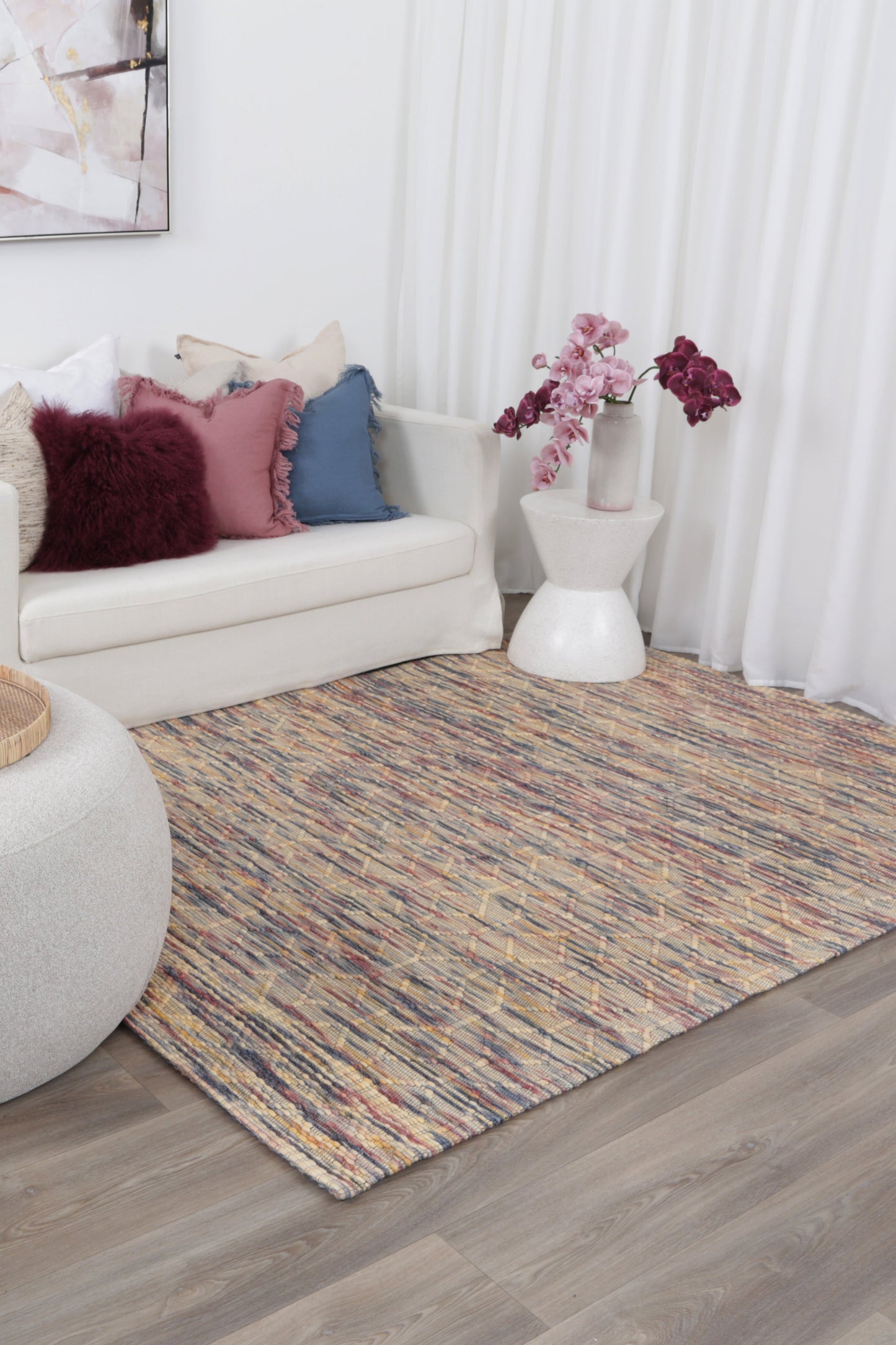 Bellora Latice Multi Wool Rug