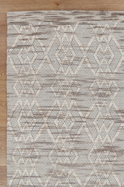 Bellora Diamond Beige Wool Rug