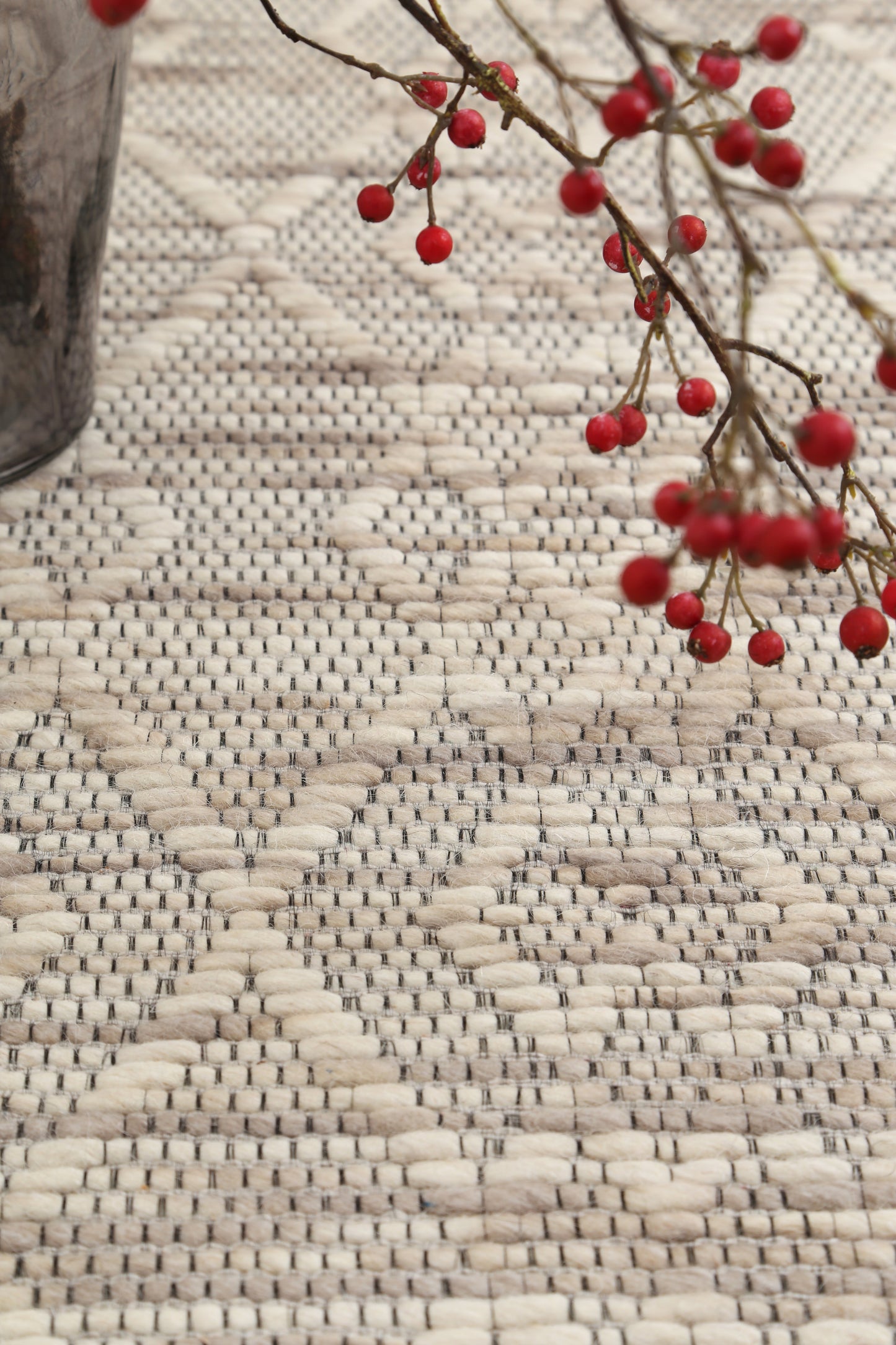 Bellora Diamond Beige Wool Rug