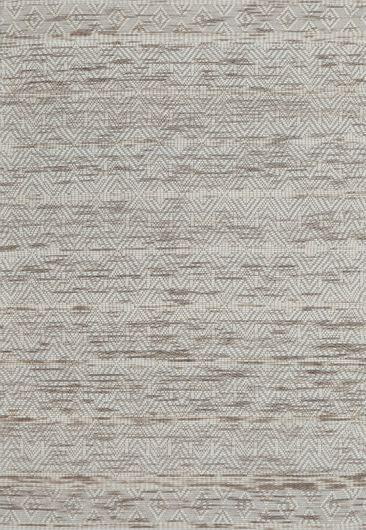 Bellora Chevron Beige Wool Rug