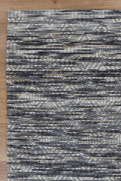 Bellora Chevron Stone Wool Rug