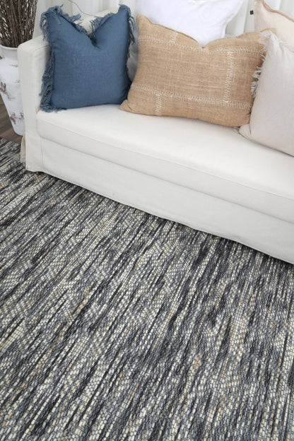 Bellora Chevron Stone Wool Rug