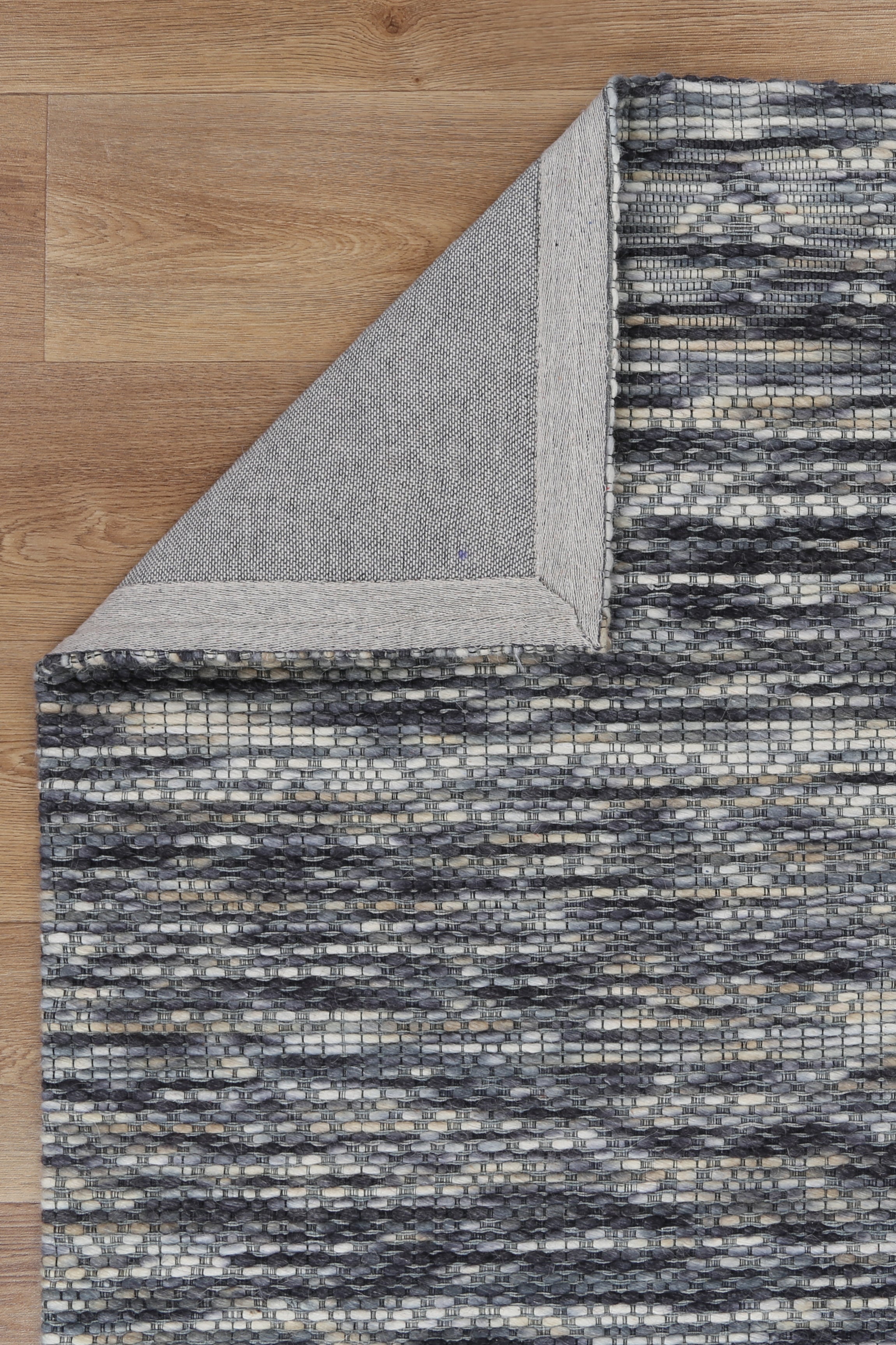 Bellora Chevron Stone Wool Rug