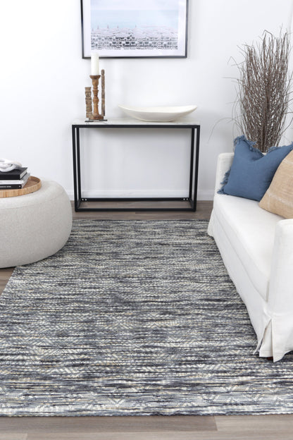 Bellora Chevron Stone Wool Rug