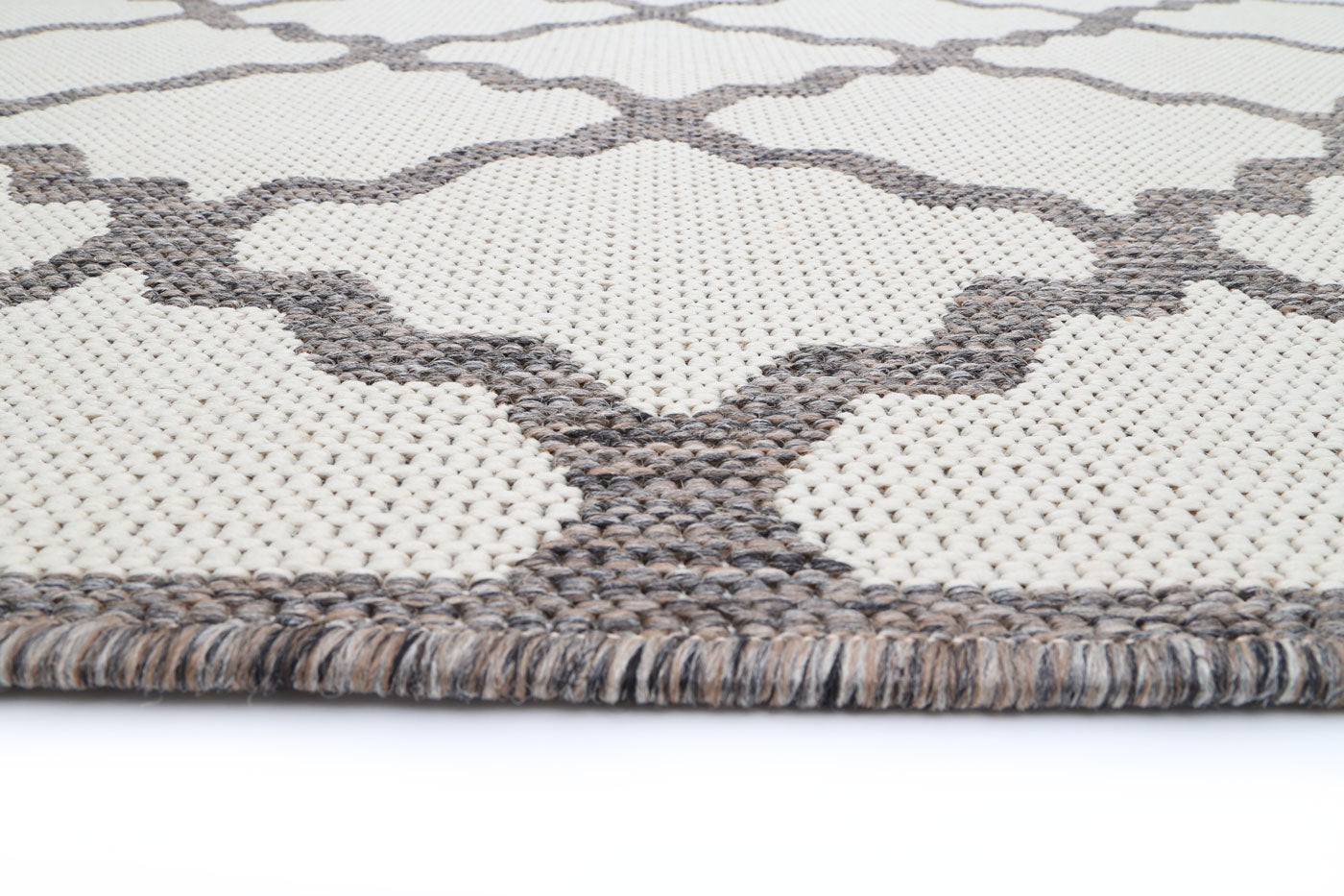 Briarwood Cream and Grey Geometric Rug