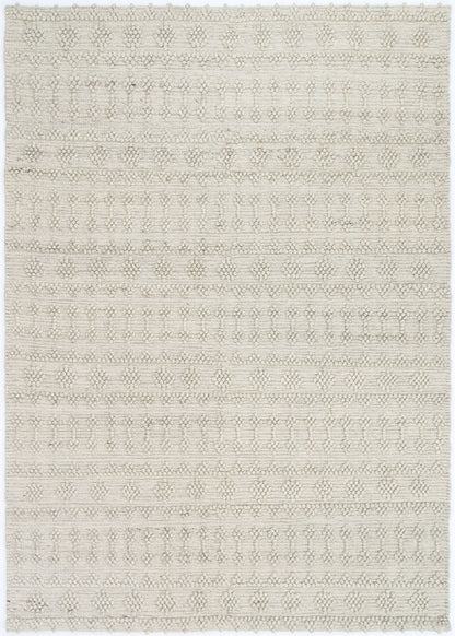 Shoreline Fine Tribal Natural Wool Rug
