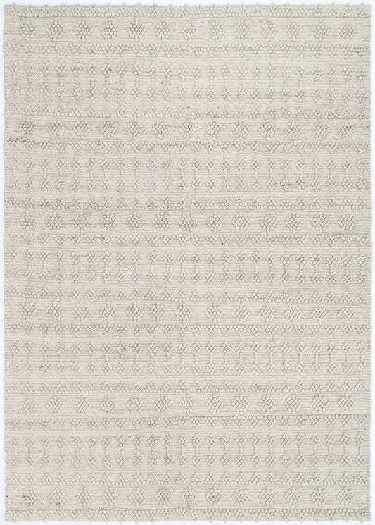 Shoreline Fine Tribal Natural Wool Rug