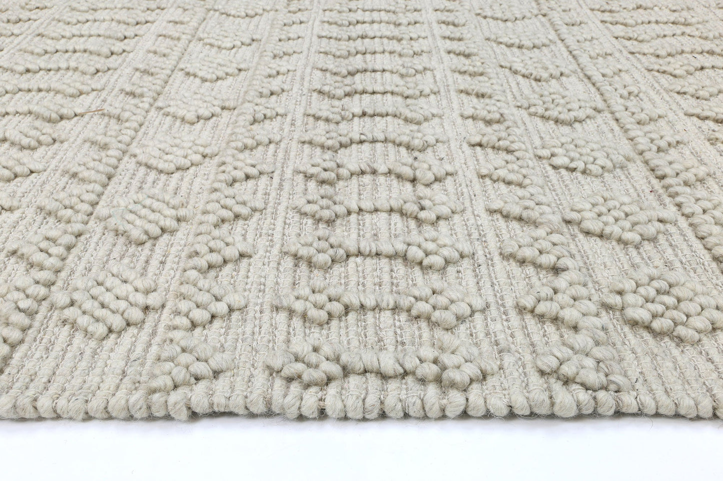 Shoreline Fine Tribal Natural Wool Rug