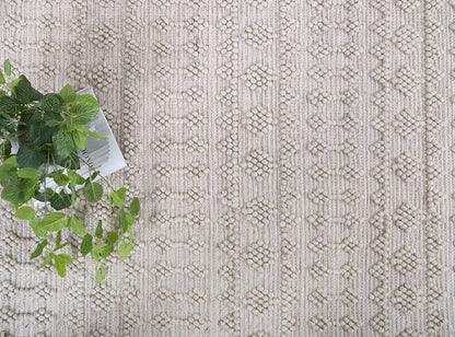 Shoreline Fine Tribal Natural Wool Rug