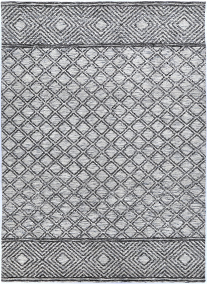Estra Ajnala Charcoal & Beige Cotton Blend Rug