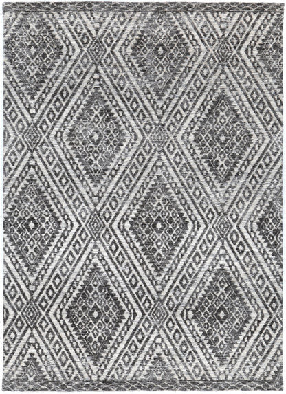 Estra Majitha Charcoal & Beige Cotton Blend Rug