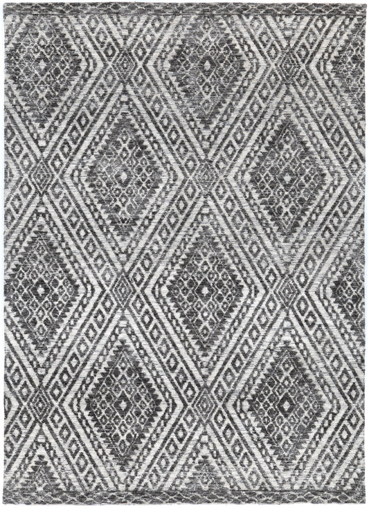 Estra Majitha Charcoal & Beige Cotton Blend Rug