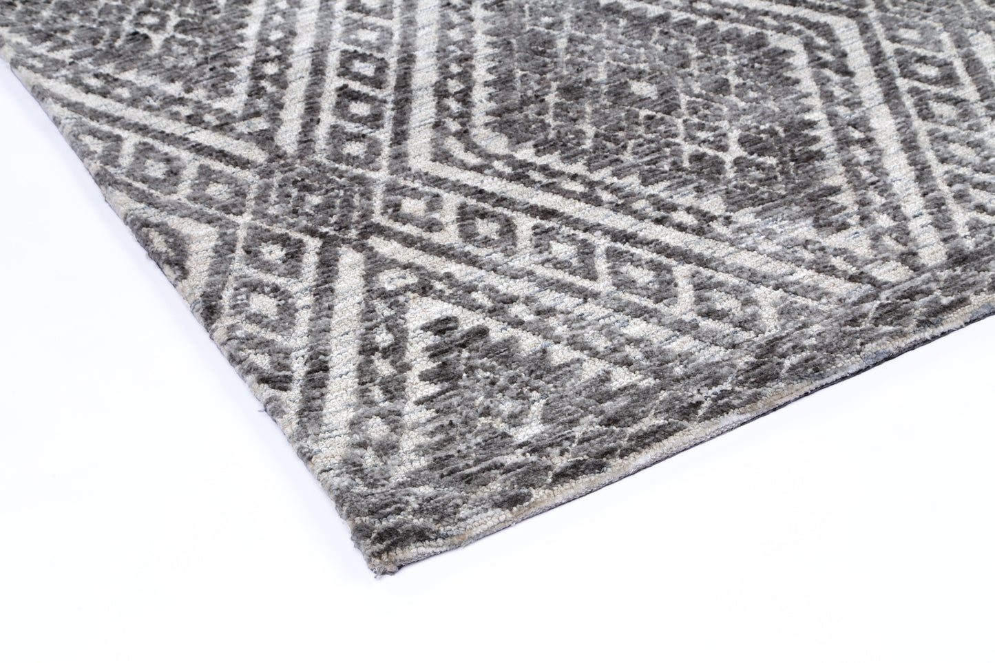 Estra Majitha Charcoal & Beige Cotton Blend Rug