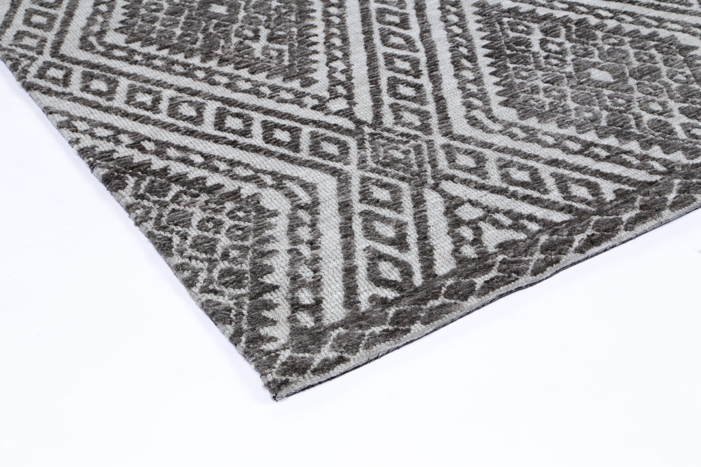 Estra Majitha Grey Cotton Blend Rug