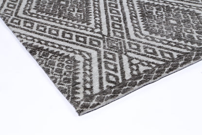 Estra Majitha Grey Cotton Blend Rug