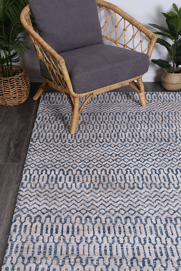 Estra Camphils Navy Tribal Rug