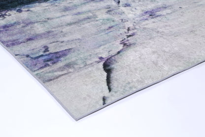 Valencia Multi Watercolour Pastel Non-Slip Rug - ANGE03