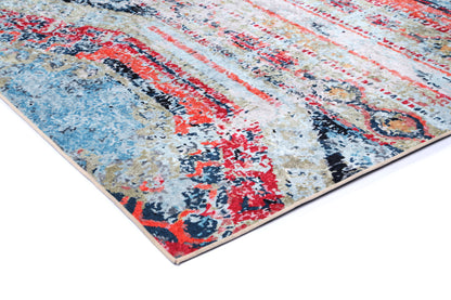 Valencia Boho Multi Non-Slip Rug - ANGE10