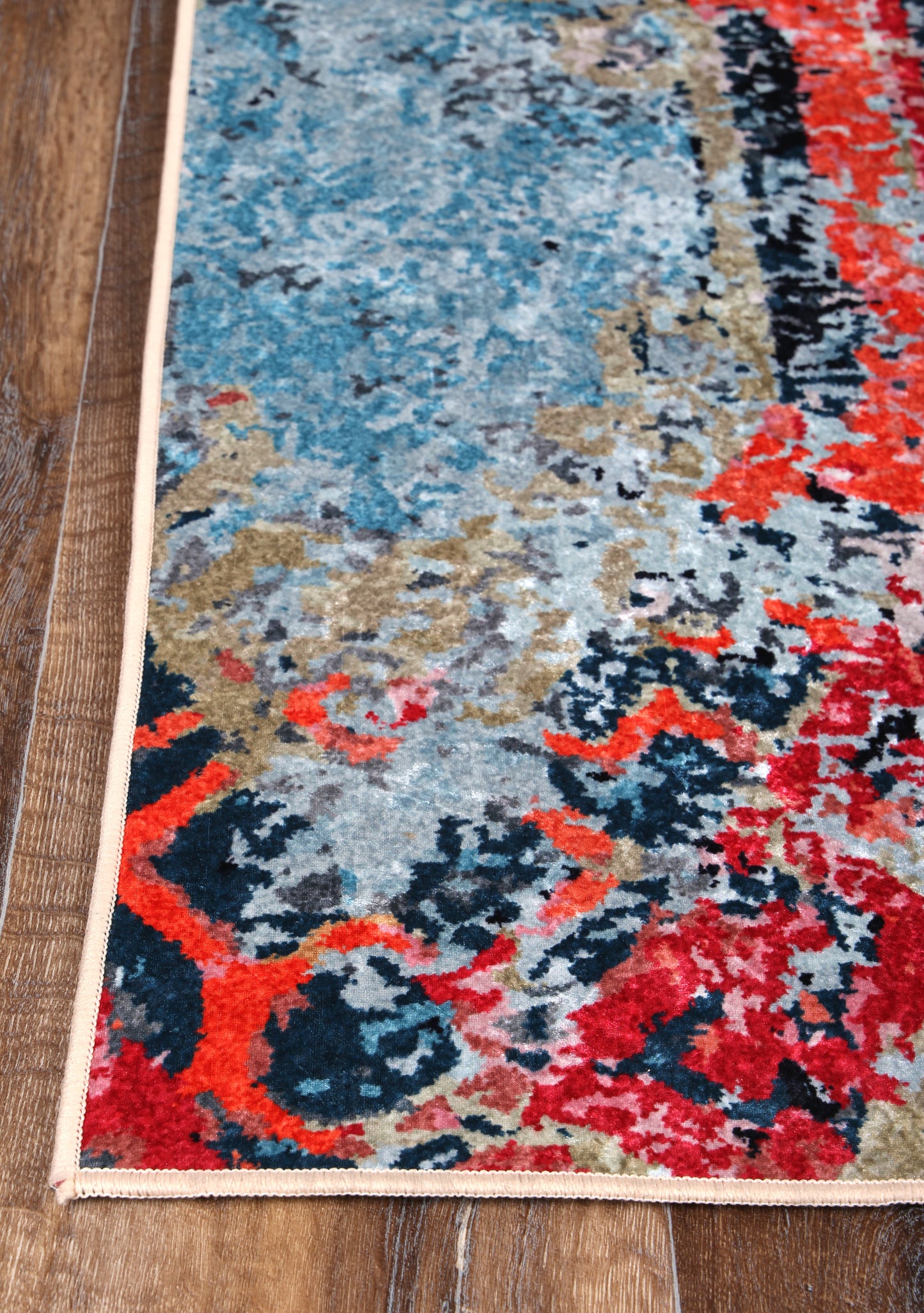 Valencia Boho Multi Non-Slip Rug - ANGE10