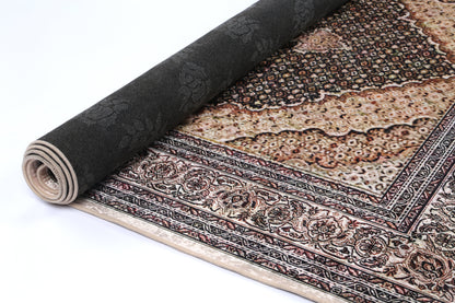 Valencia Medallion Gold Non-Slip Rug - ANGE11