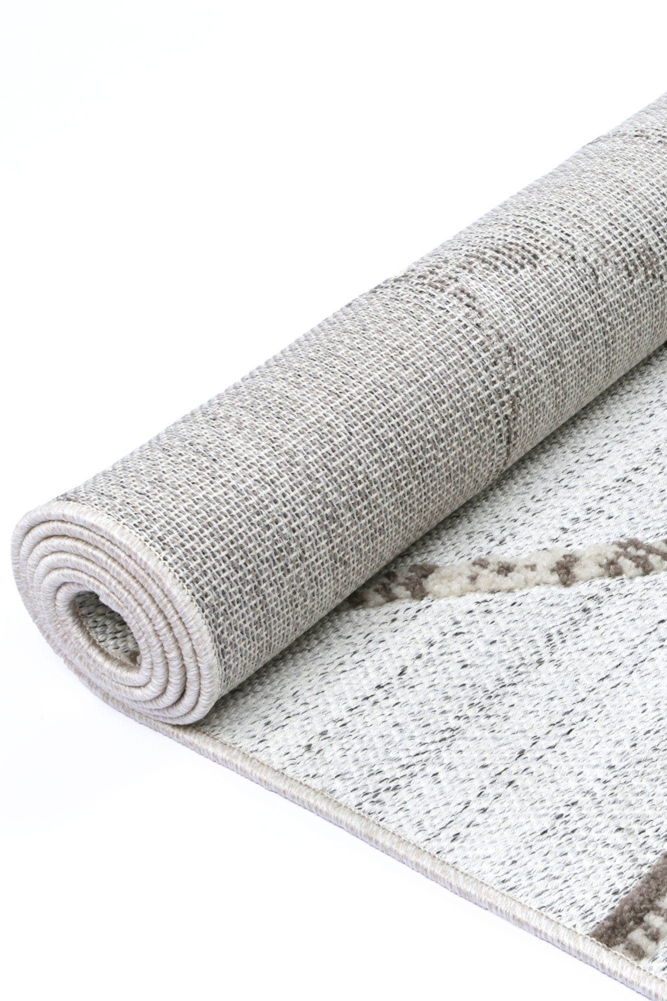 Kaelen Agros Geometric Cream and Beige Rug