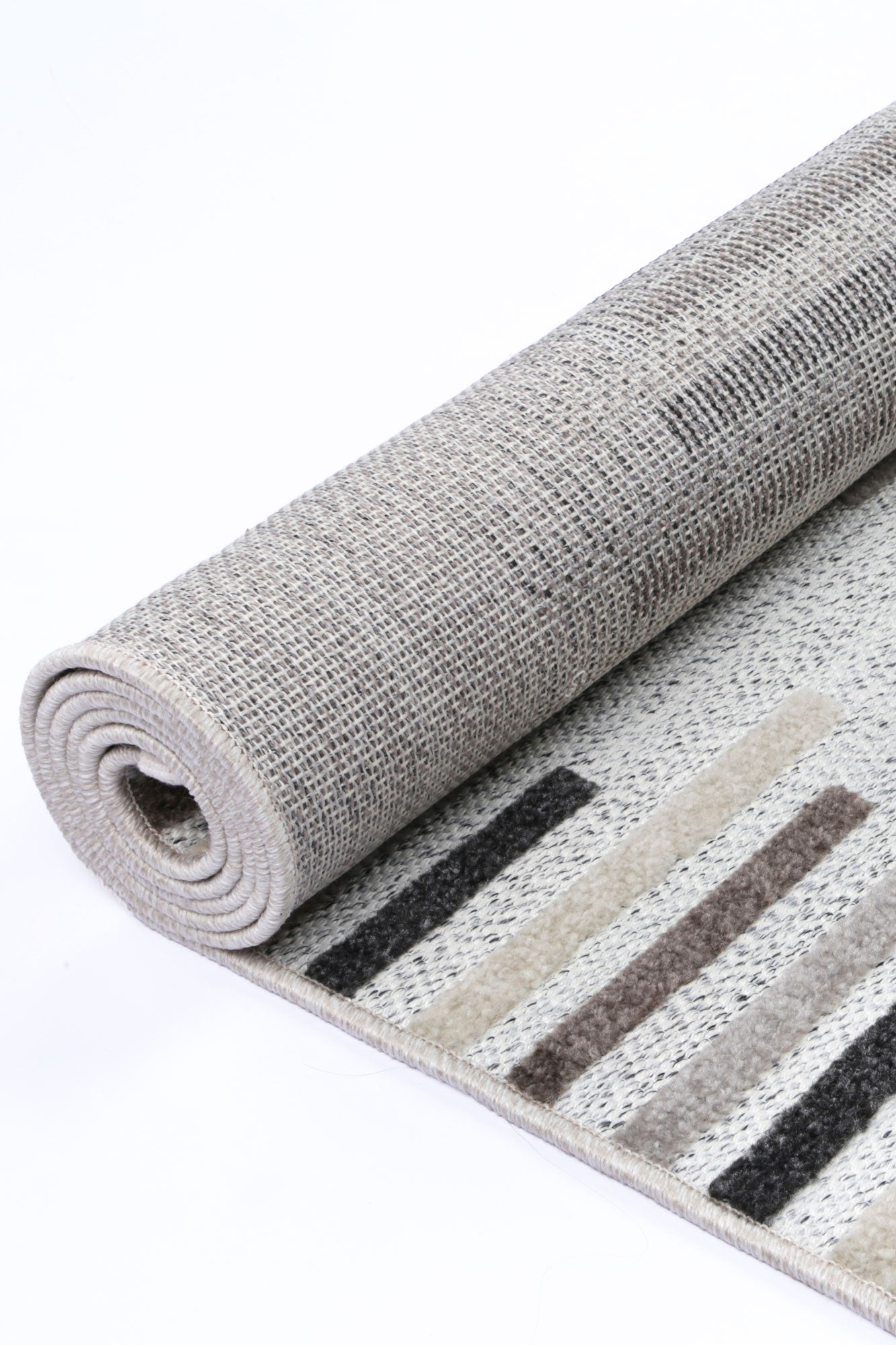 Kaelen Attica Diamond Stone and Grey Rug