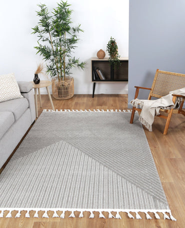 Kaelen Delia Overlay Ash Rug