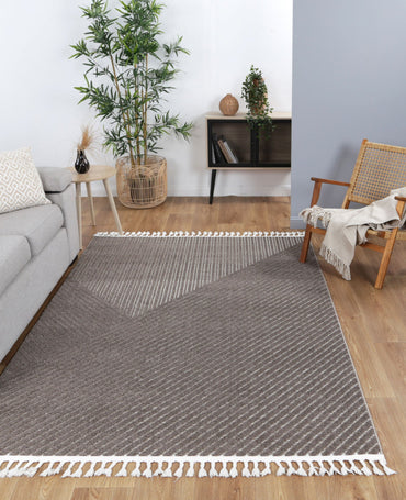 Kaelen Thasos Overlay Taupe Rug