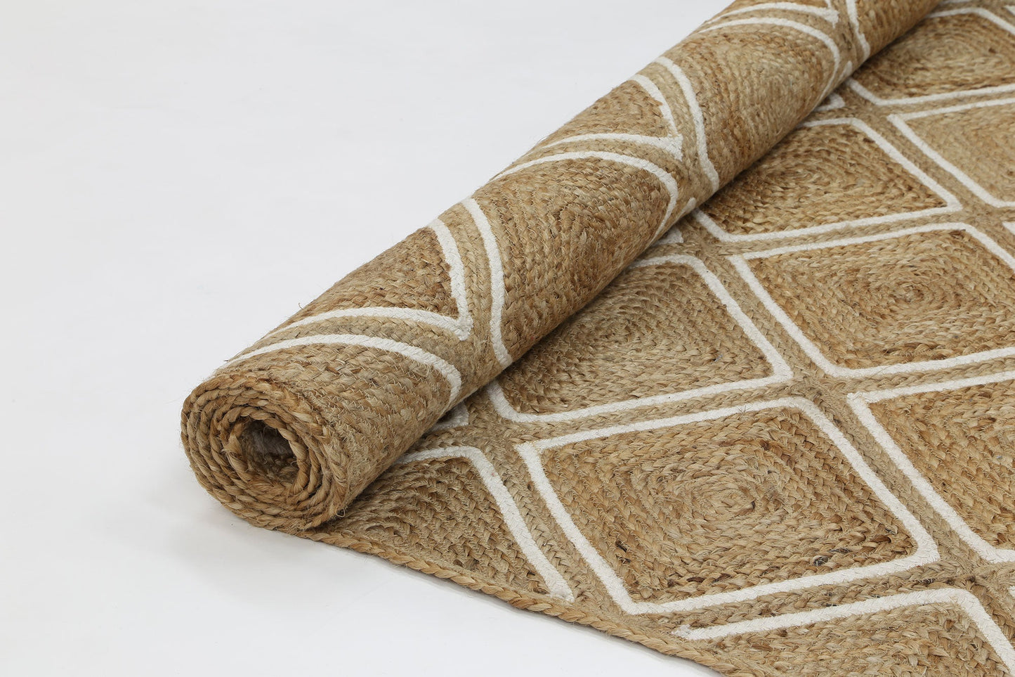Verdan Beige Parquetry Rug