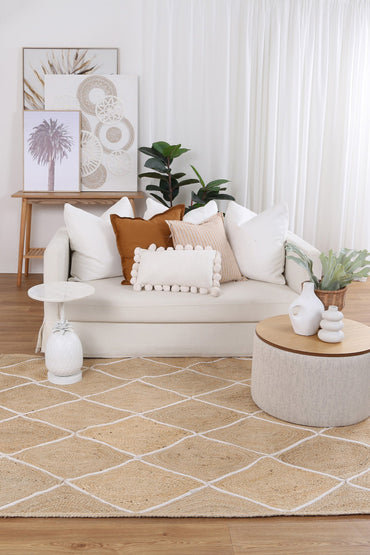 Verdan Natural Diamond Rug