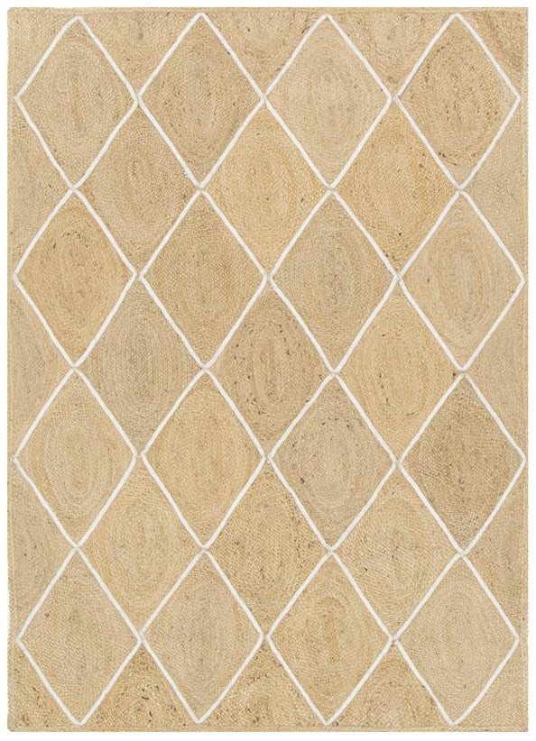 Verdan Pearl Diamond Rug