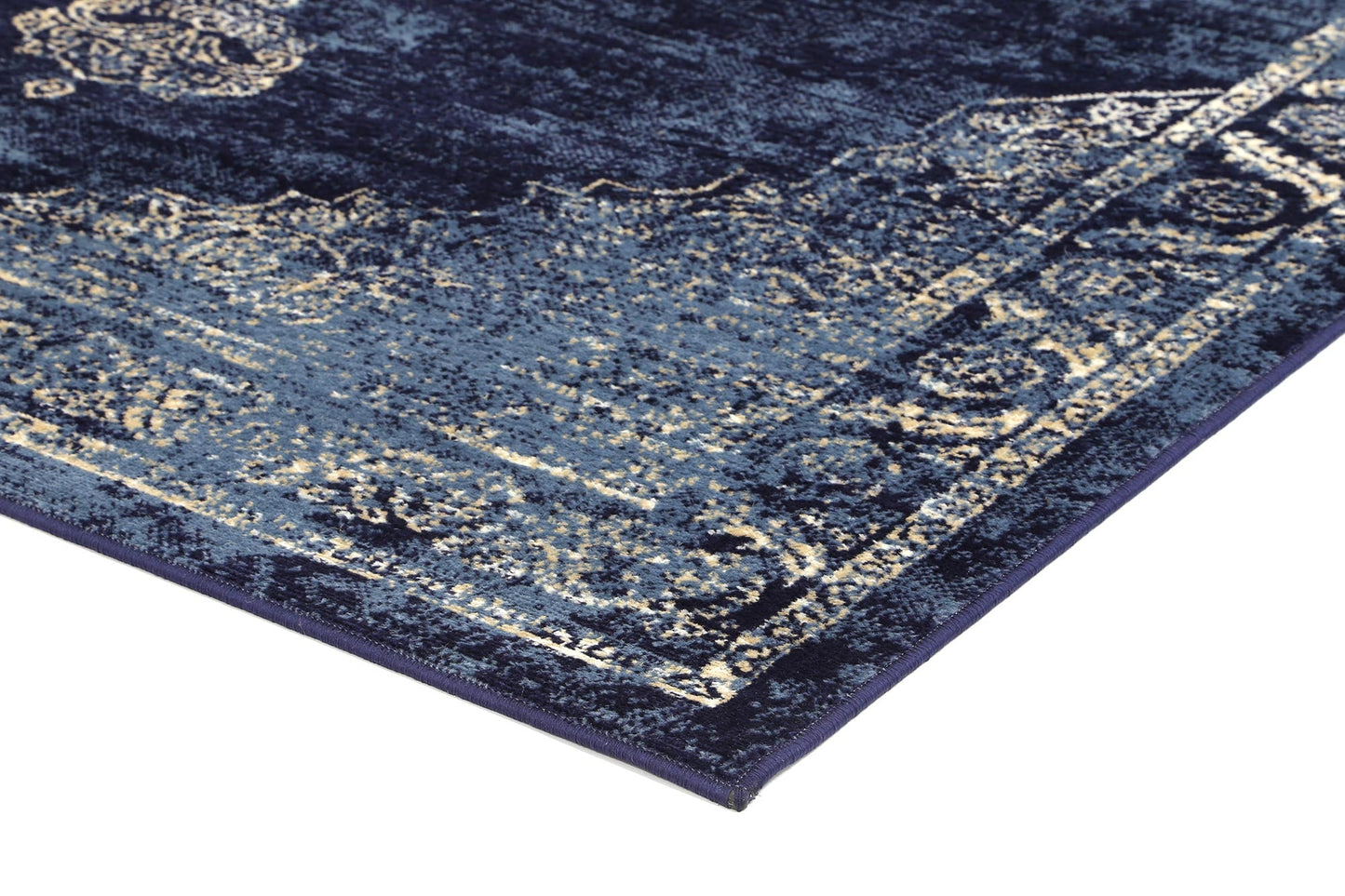 Axelle Distressed Navy Rug