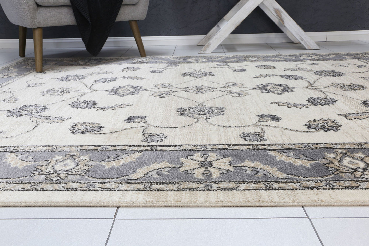 Axelle Ziegler Cream Grey Rug