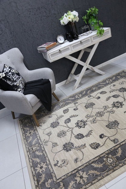 Axelle Ziegler Cream Grey Rug