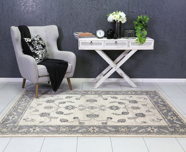 Axelle Ziegler Cream Grey Rug