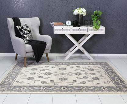 Axelle Ziegler Cream Grey Rug