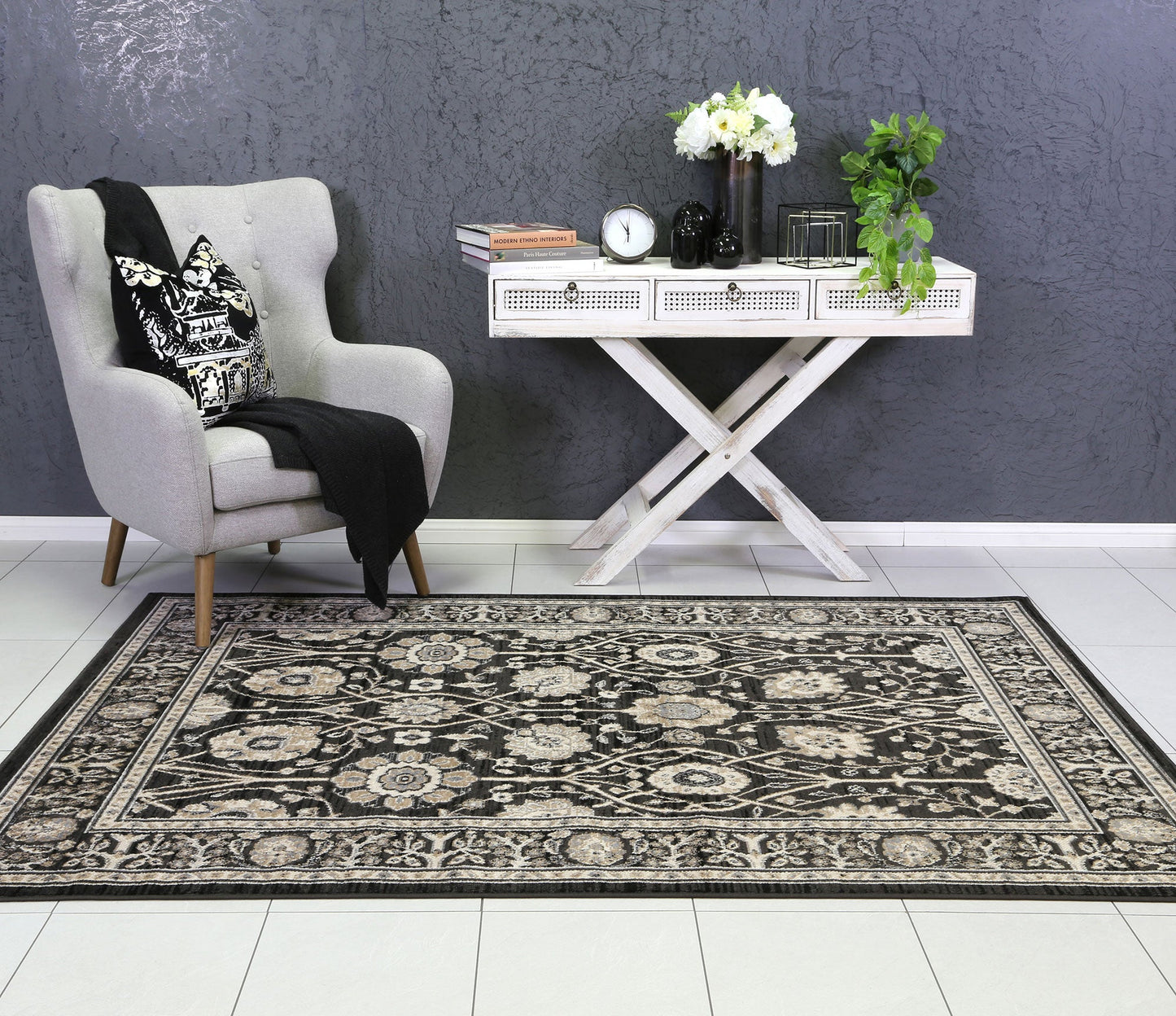 Axelle Ziegler Grey Rug