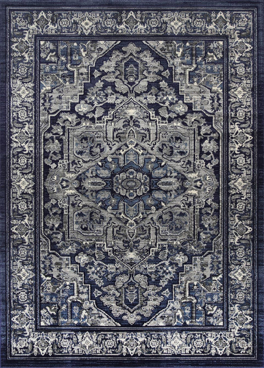 Axelle Tranistional Navy Rug