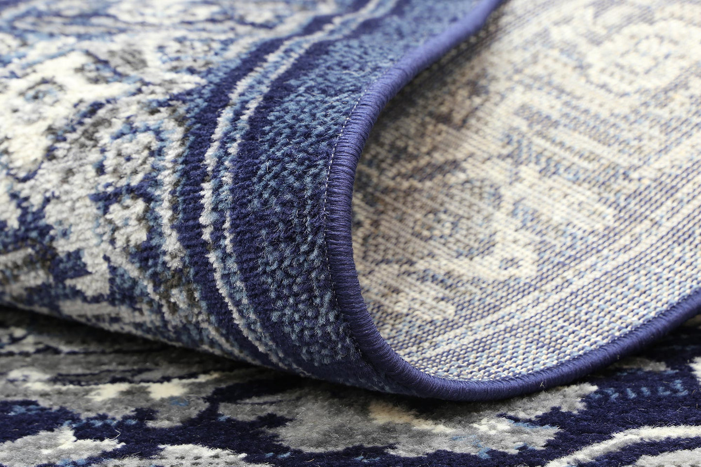 Axelle Tranistional Navy Rug
