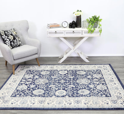 Axelle Ziegler Navy Rug