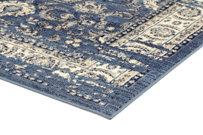 Axelle Ziegler Distressed Navy Rug