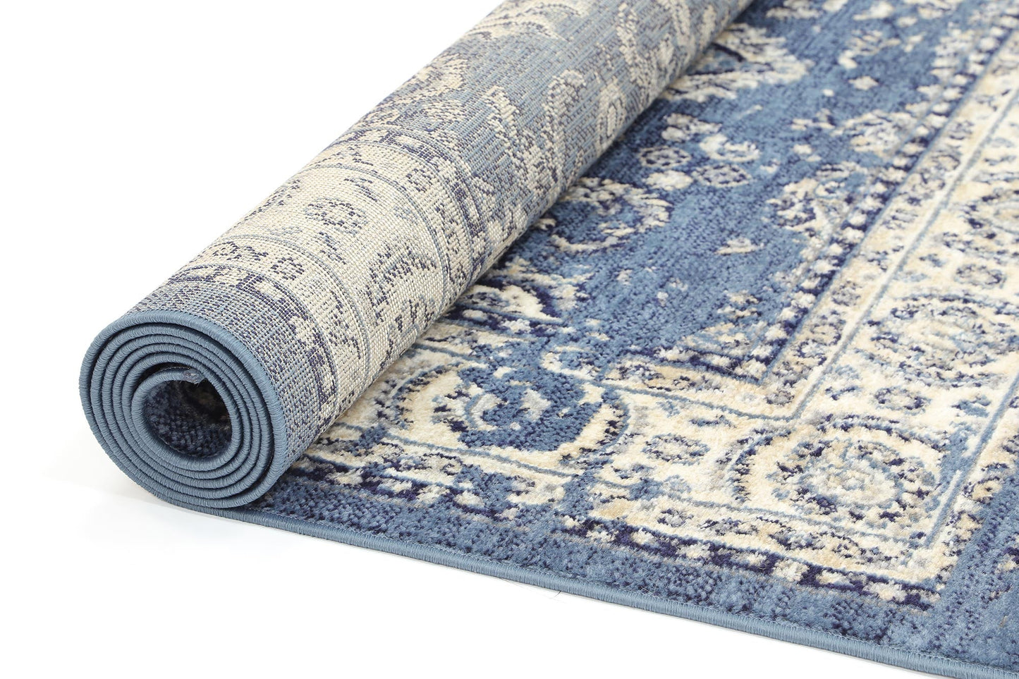 Axelle Ziegler Distressed Navy Rug