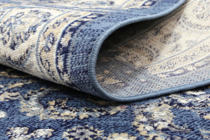 Axelle Ziegler Distressed Navy Rug