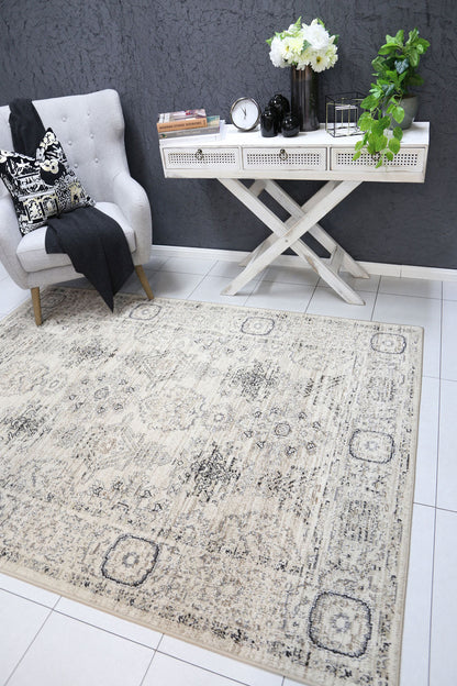 Axelle Ziegler Cream Grey Rug
