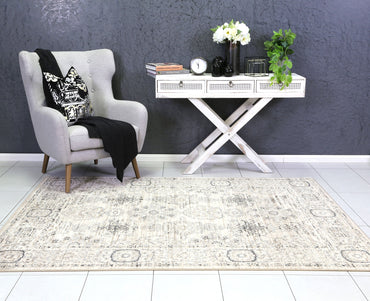 Axelle Ziegler Cream Grey Rug